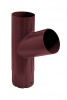 Тройник трубы 125/90 Rooftop dRain Ral 3005 Grand Line